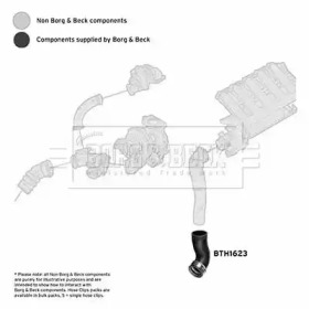 BORG & BECK bth1623 -  Трубка нагнетаемого воздуха